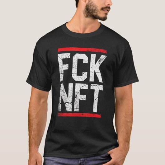 T-shirt Nft Non Funable Jeton Blockchain Crypto Nfts (Devant)