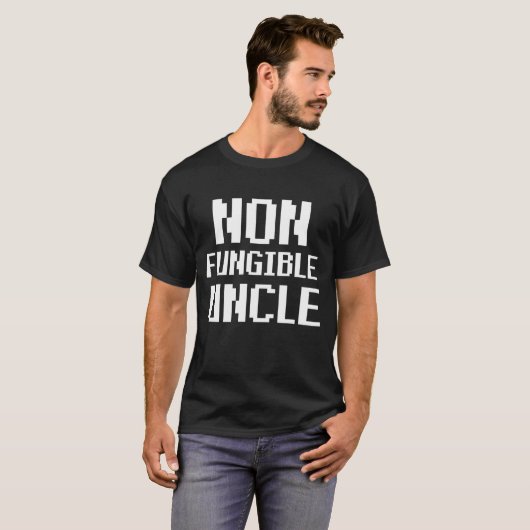 T-shirt NFT uncle Funny non-Fungible Blockchain Crypto (Devant entier)