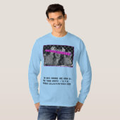 T-shirt NFW ! Longue douille de "NOUVELLE HYSTÉRIE" (Devant entier)