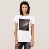 T-shirt Ngc 4258 Sous Formation D'Étoiles Intenses. (Devant entier)