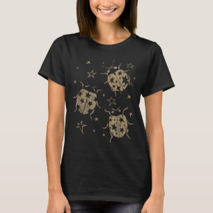 T-shirt Nge 2000s coccinelle Alt 90s Vintage étoiles point