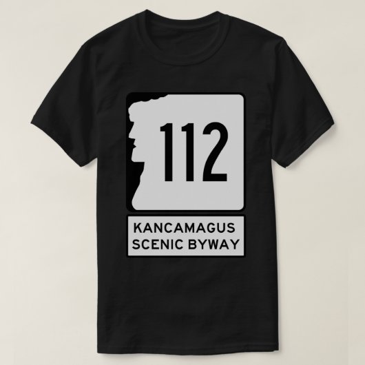 T-shirt NH 112 Kancamagus Pittoresque Byway New Hampshire  (Design devant)