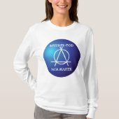 T-shirt Ni Dieu, Ni Maître Symbole d'anarchie (Devant)