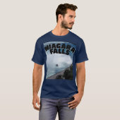 T-shirt Niagara Falls Canada drôle Typographie Souvenir (Devant entier)