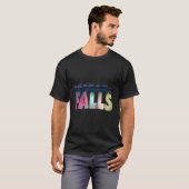 T-shirt Niagara Falls Night Canada Usa Typography (Devant entier)