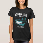 T-shirt Niagara Falls Road Trip 2025 Voyage en famille ami (Devant)
