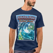 T-SHIRT NIAGARA TOMBE - NIAGARA NEW YORK ÉTATS-UNIS (Devant)