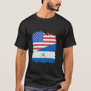 T-shirt Nicaragua Lapin cœur Fierté nicaraguayenne Nicarag