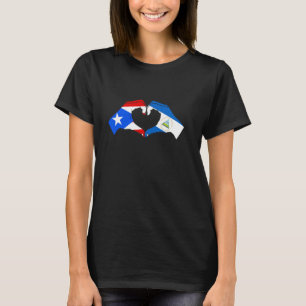 T-shirt Nicaragua Porto Rico Coeur Nicaragua Nicaragua F