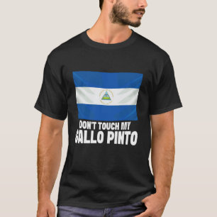 T-shirt Nicaragua Poulet Gallo Pinto Ne touchez pas Gallo