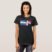 T-shirt Nicaraguan Dominican Flag Nicaragua Dominican Repu (Devant entier)