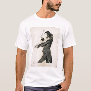 T-shirt Niccolo Paganini (1782-1840) jouant le violon, 1