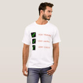 T-shirt NICE a personnalité (Devant entier)