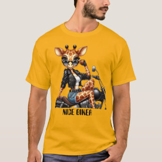 T-shirt Nice biker