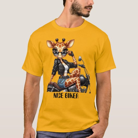 T-shirt Nice biker (Devant)