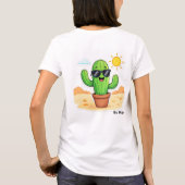 T-shirt Nice Cactus | Soyez heureux (Dos)