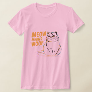T-shirt Nice Cat's Meow