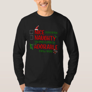 T-shirt Nice coquine adorable drôle Noël