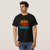 T-shirt Nice Design Texte Aimez-Vous Maman Avec Coeur (Devant entier)