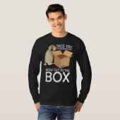 T-shirt Nice Essayez Schrodinger Chat physique quantique T (Devant entier)