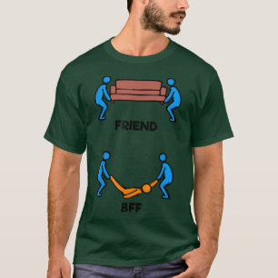 T-shirt Nice Friendship Bff Best Buddy Dire Ami