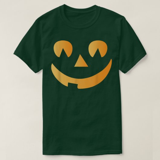 T-shirt Nice Halloween JackOLantern Citrouille (Design devant)