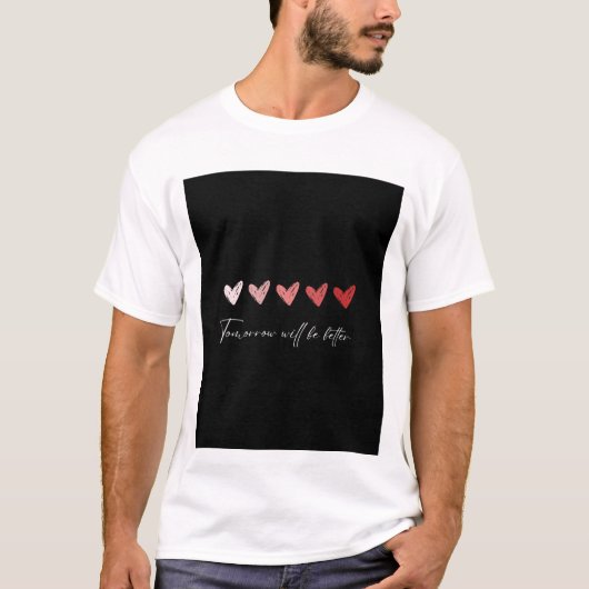 T-shirt Nice heart design (Devant)