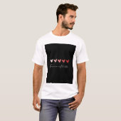 T-shirt Nice heart design (Devant entier)