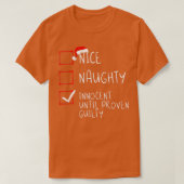 T-shirt Nice Naughty Innocent Jusqu'À La Culpabilité Prove (Design devant)
