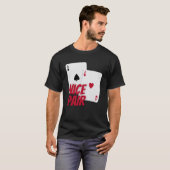 T-shirt Nice Pair Poker Aces (Devant entier)