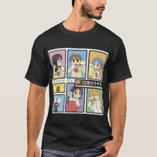 T-shirt Nichijou - Tous les caractères
