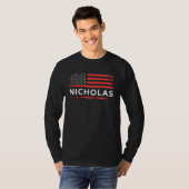T-SHIRT NICHOLAS AMERICAN FLAG  FOR NICHOLAS (Devant entier)