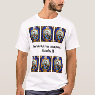 T-shirt Nicholas II - Bleu