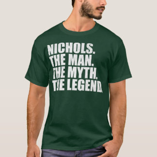 T-shirt Nichols Nom de famille Nichols nom de famille Nich