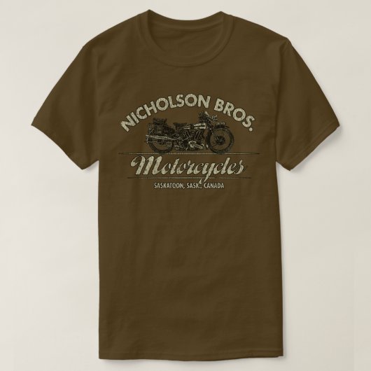 T-shirt Nicholson Bros Motorcycles 1933 (Design devant)