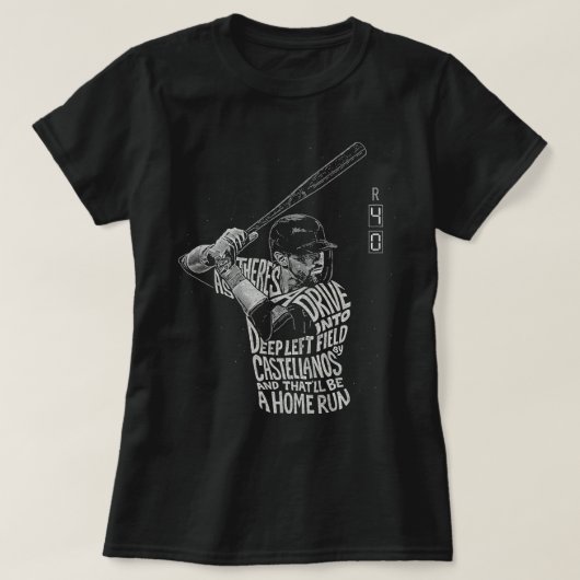 T-shirt Nick Castellanos Baseball (Design devant)