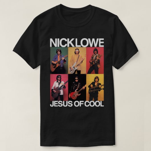 T-shirt Nick Lowe Jésus De Chemise Essentielle Cool (Design devant)