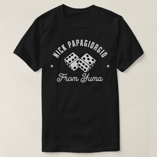 T-shirt Nick Papagiorgio de Yuma (Design devant)
