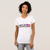 T-SHIRT NICK POUR LE PRÉSIDENT (Devant entier)