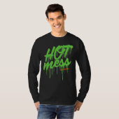 T-shirt Nickelodeon Slime Hot Mess (Devant entier)