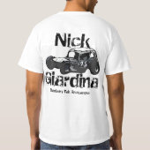 T-shirt Nicky Giardina DANBURY Racearena juste SNYRA (Dos)