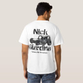 T-shirt Nicky Giardina DANBURY Racearena juste SNYRA (Dos entier)