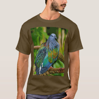 T-shirt Nicobar Portrait Pigeon