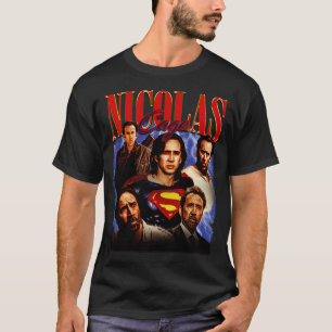 T-shirt Nicolas Cage Multivers Rôles Iconiques Mashup