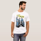T-shirt Nicolas Et Les Cages (Chemise Nic Cage Band) (Devant entier)
