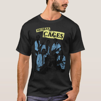T-shirt Nicolas et les Cages (Nic Cage Band Shirt) Classi