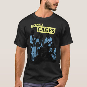 T-shirt Nicolas et les Cages (Nic Cage Band Shirt) Classi