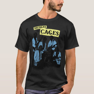 T-shirt Nicolas et les Cages (Nic Cage Band Shirt) Classi