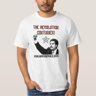 T-shirt Nicolas Maduro : La révolution continue !
