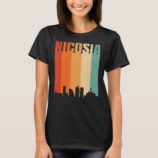T-shirt Nicosie Skyline (Devant)